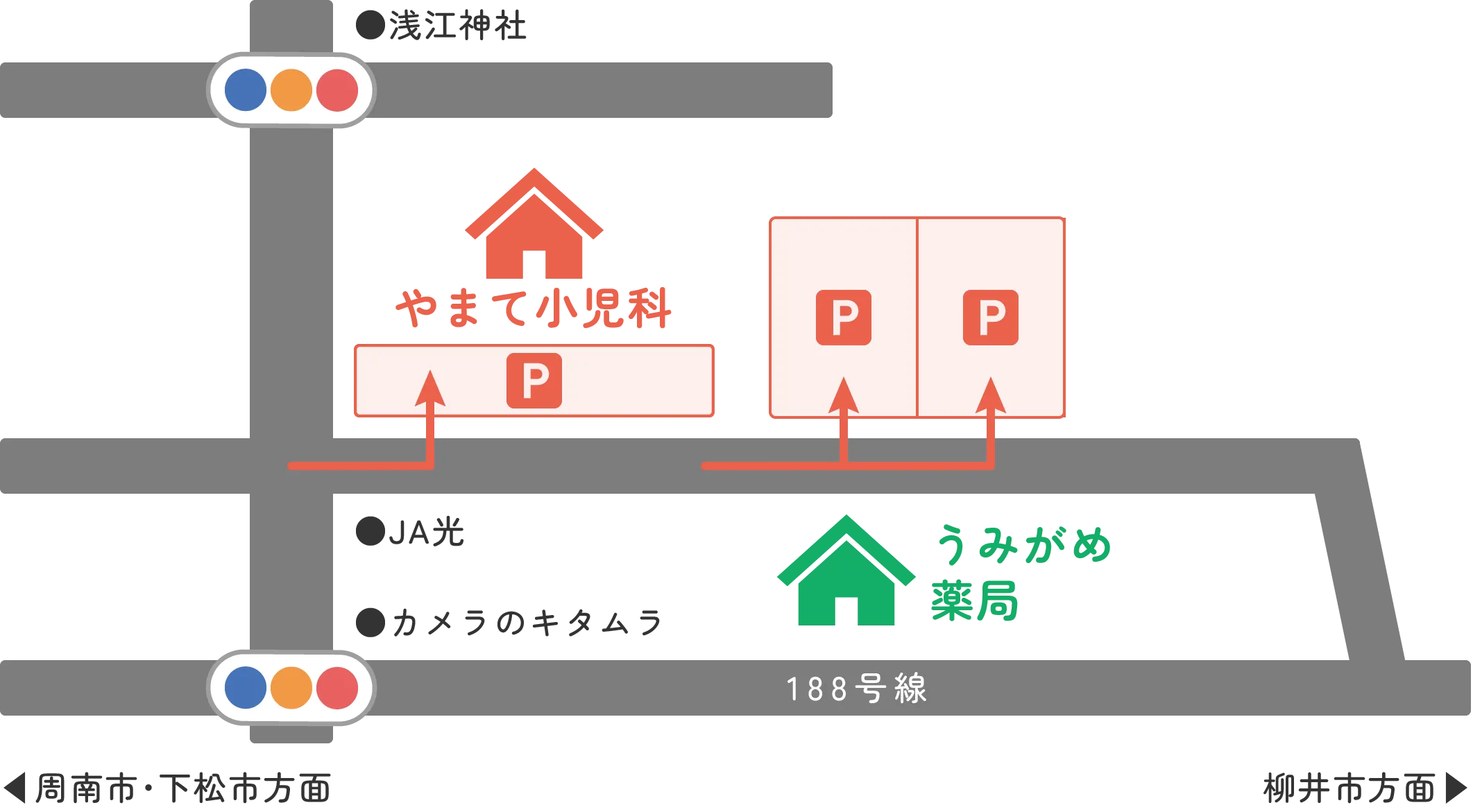 駐車場のご案内